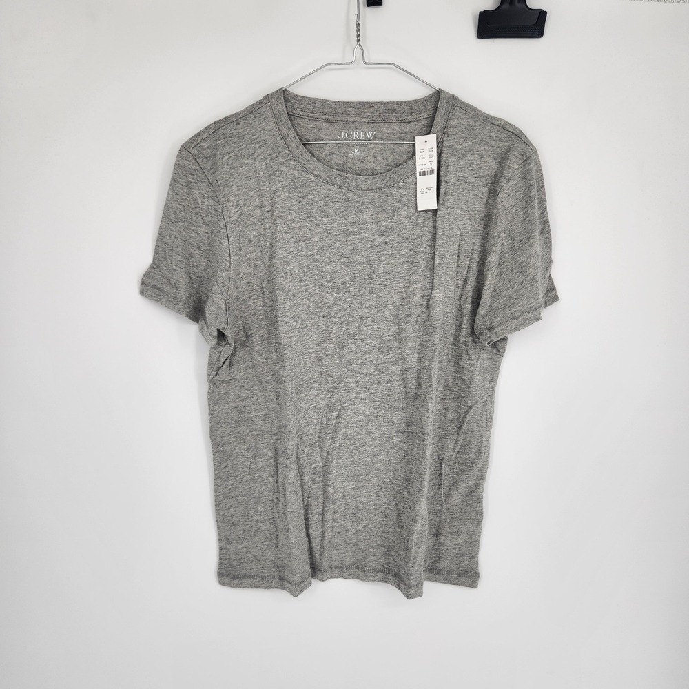 J.Crew Grey Medium Vintage Jersey Classic-Fit Crew Neck T-shirt NWT